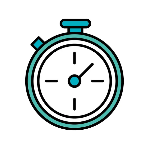 Reloj Medir Tiempo Icono Aislado — Archivo Imágenes Vectoriales