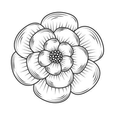 Çiçeksel doğa ikonu izole