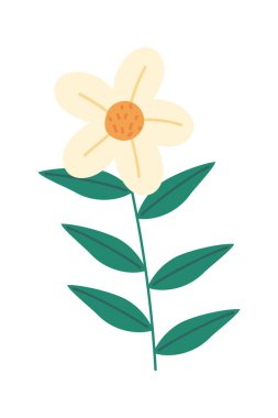 çiçek yaprakları doğa ikonu izole