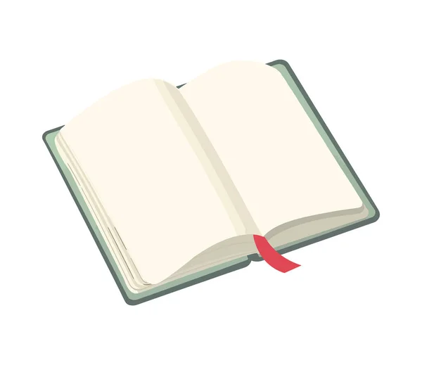 Leer Icono Libro Educación Aislado — Vector de stock