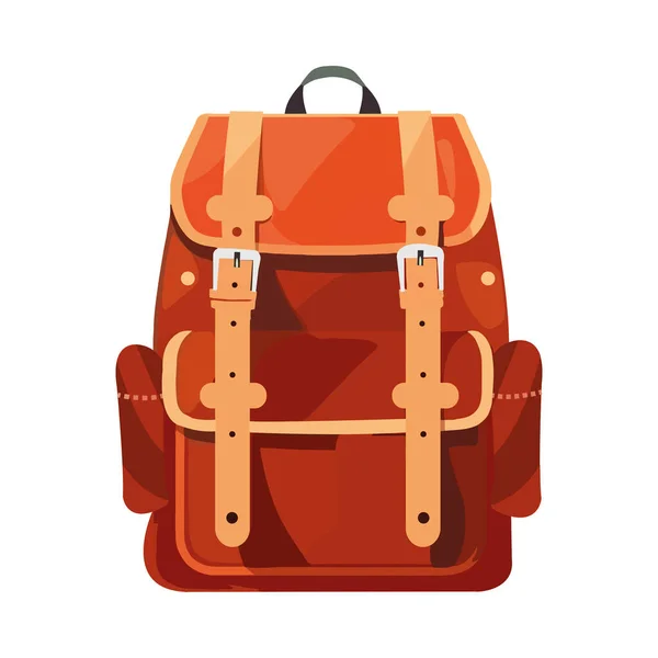 Backpack Icon White Background Isolated — Stock Vector