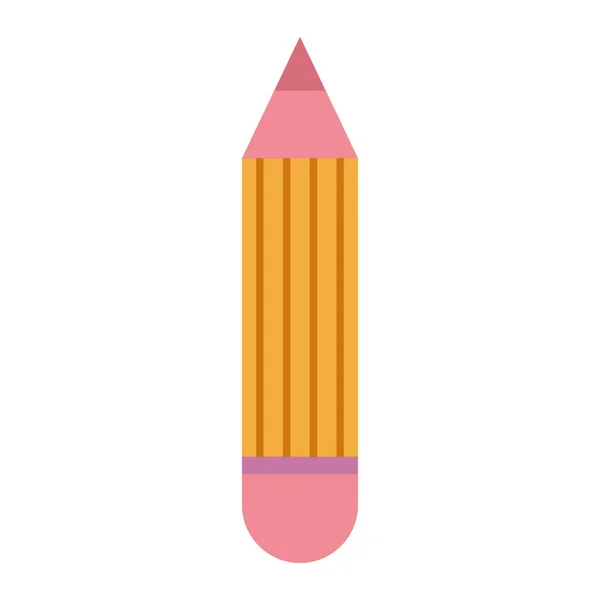 Pencil Color Supply Icon Isolated — Stock Vector