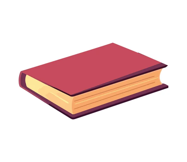 Learning Antique Book Icon Isolated — Stock Vector