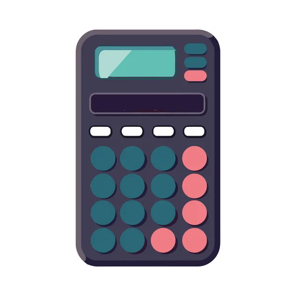 Calculadora Financiera Moderna Icono Equilibrio Inversión Aislado — Archivo Imágenes Vectoriales
