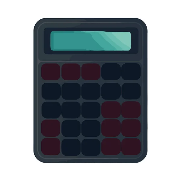 Calculator Icon Symbolizes Modern Finance Education Icon — Stock Vector