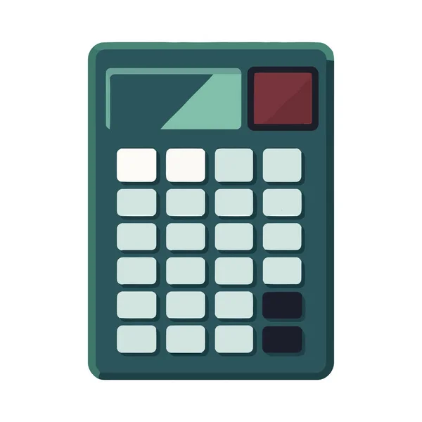 Icono Moderno Calculadora Negocios Finanzas Aislado — Archivo Imágenes Vectoriales