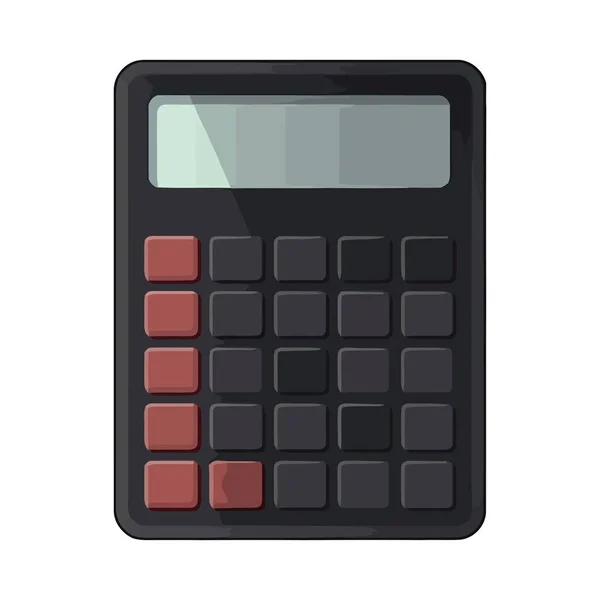 Ícone Ilustração Calculadora Vetorial Ícone Matemática Financeira — Vetor de Stock