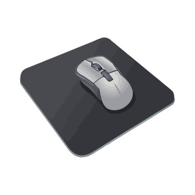 Modern kablosuz fare bağlantı simgesi izole edildi