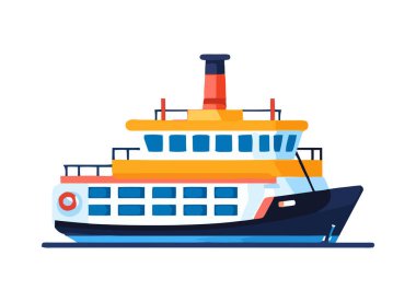 Yelkenli gemi simgesi mavi dalga simgesinde hızla ilerliyor