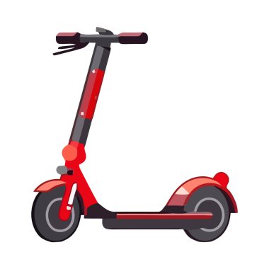 kick scooter izole edilmiş eğlenceli bir aktivite simgesidir