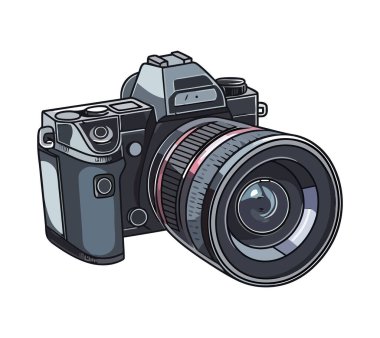 fotoğraf makinesi ekipmanı simgesi izole edildi