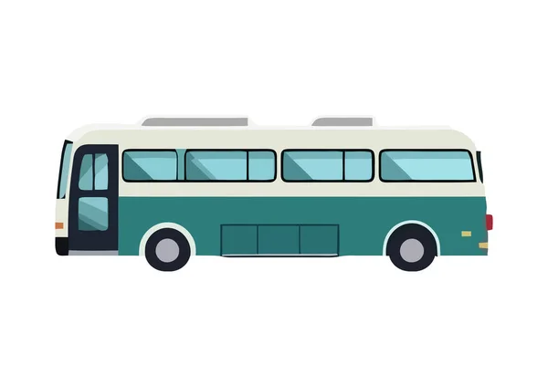 Viajar Icono Autobús Transporte Aislado — Archivo Imágenes Vectoriales