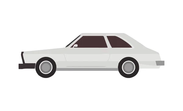 Modern Sportbil Sedan Ikon Isolerad — Stock vektor