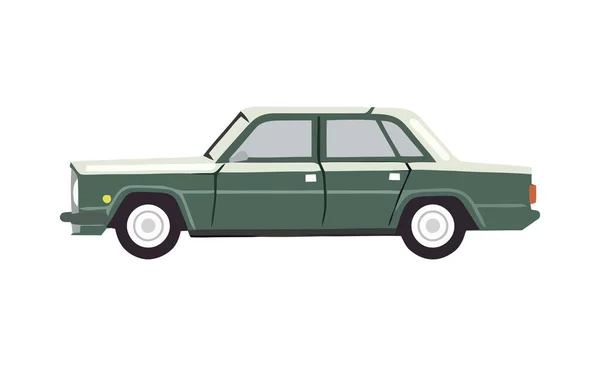 Vintage Car Motion Icon Isolated — Stock Vector