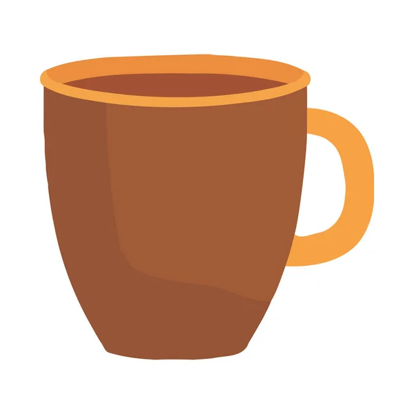 Vektorové Ilustrace Hrnek Káva Ikona Izolované — Stockový vektor