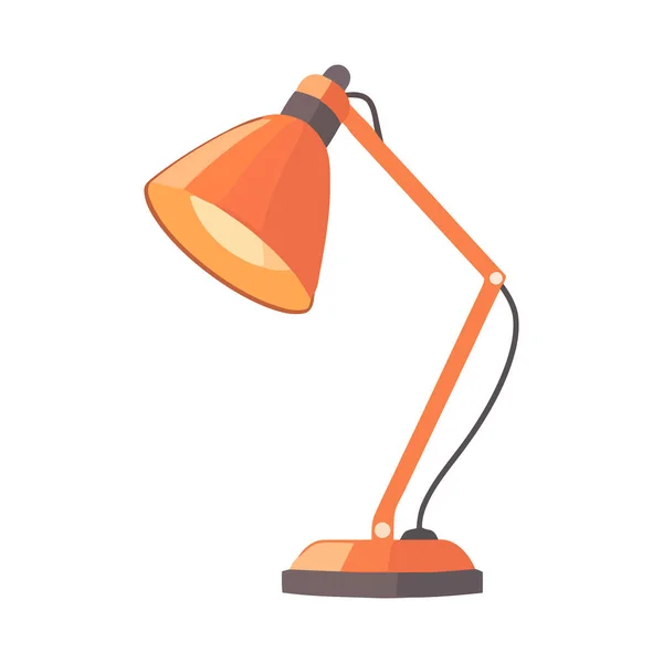 Icône Lampe Moderne Lumineux Isolé — Image vectorielle