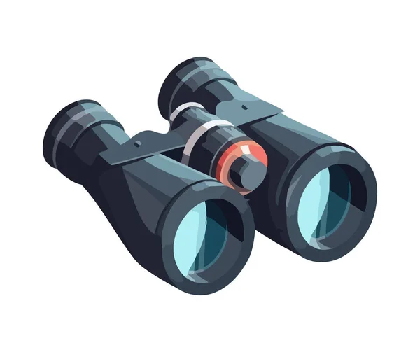 stock vector binoculars symbol find and discovery icon isolated