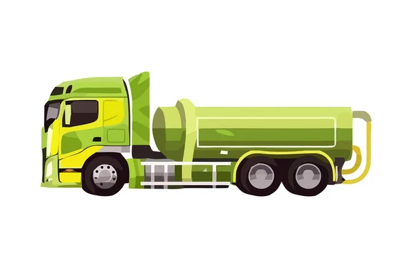 Trucking Industry Delivers Heavy Cargo Fast Icon Isolated — Stock Vector