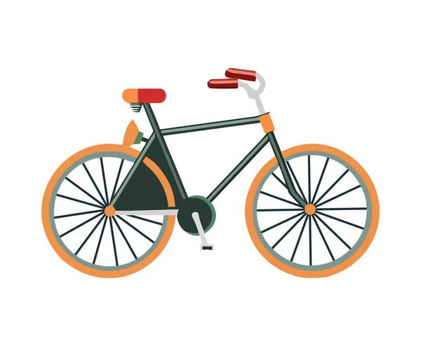 Ikone Des Modernen Fahrradverkehrs Isoliert — Stockvektor