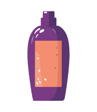 saç kabı güzellik ürünü simgesi izole