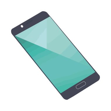 Modern akıllı telefon iletişimi ve teknoloji simgesi