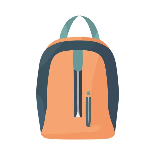 Adventure Backpack Symbolizes Students Exploration Journey Icon — Stock Vector