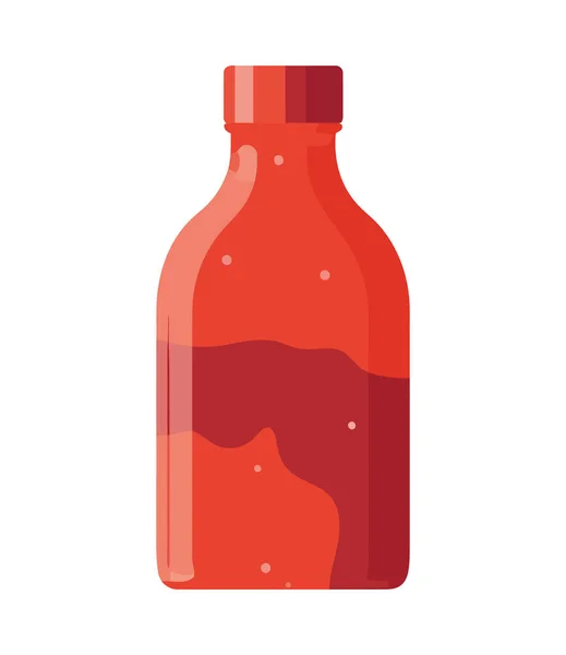 Symbol Für Plastikflaschen Isoliert — Stockvektor