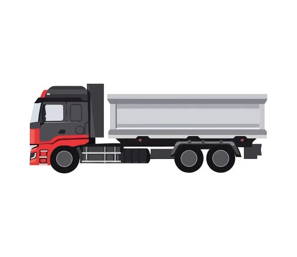 Trucking Industry Carrying Container Icon Isolated — Stockový vektor