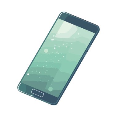 Ekran telefonuna dokun, boş mesaj Modern iletişim simgesi