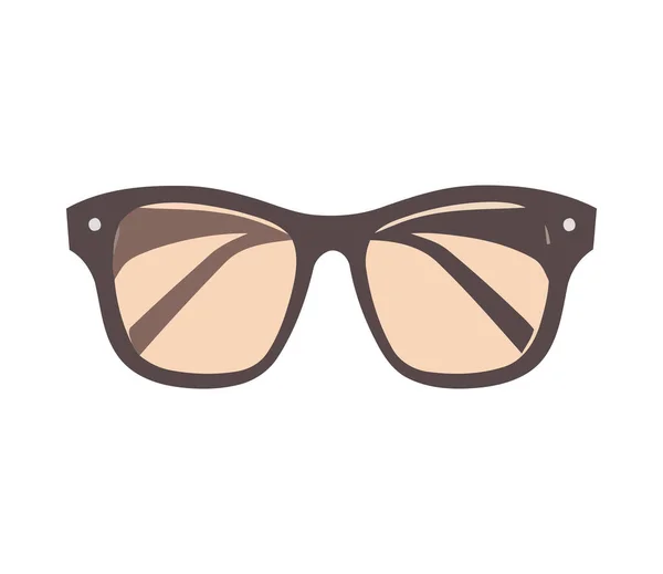 Fashionable Eyewear Summer Season Icon Isolated — Stock Vector