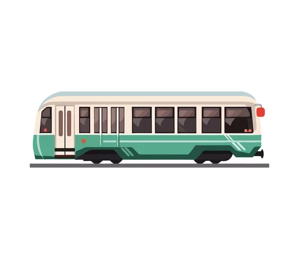 Train Modern Transportation Icon Vector Illustration Isolated — Stock Vector