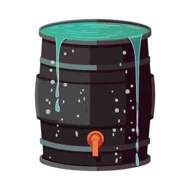 Musluk simgesine sahip su varili izole edildi