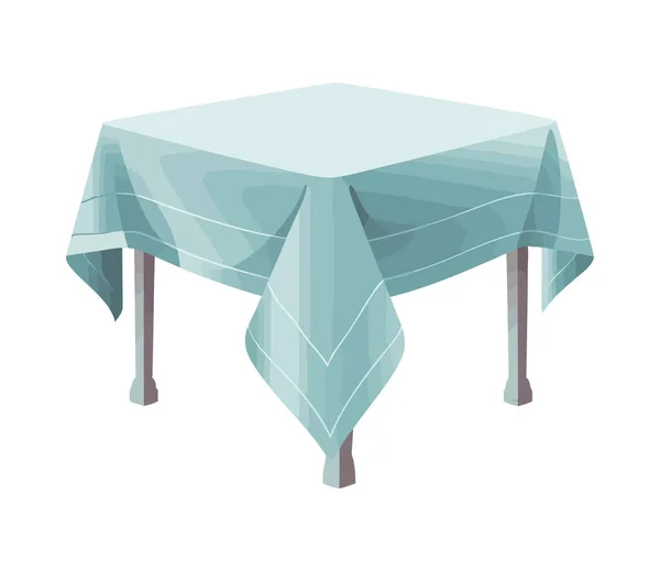 Modern Vektor Asztal Asztalterítő Design Ikon Elszigetelt — Stock Vector