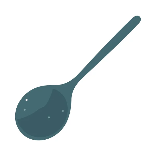 Icono Cuchara Icono Utensilios Cocina Aislado — Vector de stock