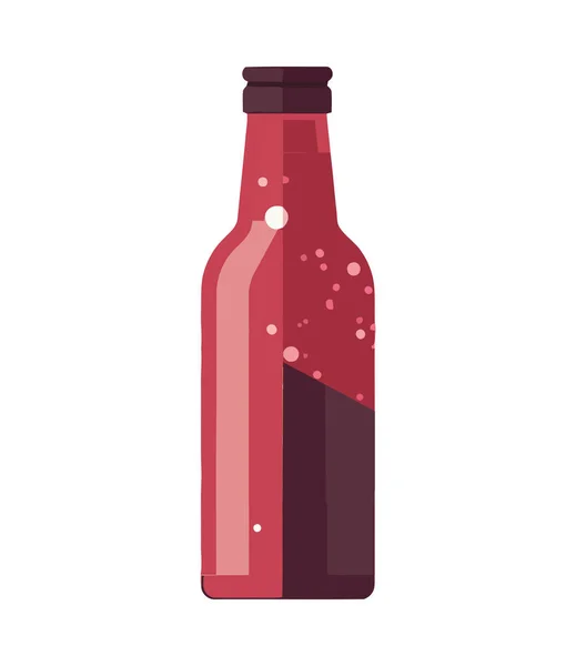 Φιάλη Κρασιού Εικονίδιο Σταγόνα Υγρού Εικονίδιο Απομονωμένο — Διανυσματικό Αρχείο