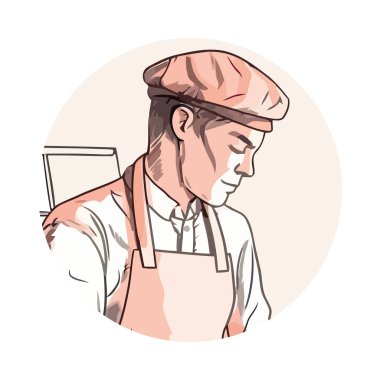 Üniforma simgesinin içinde tek bir kişi var.