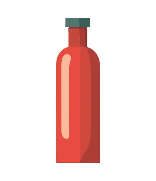 Desain Botol Segar Melambangkan Ikon Penyegaran Gourmet Yang Terisolasi - Stok Vektor