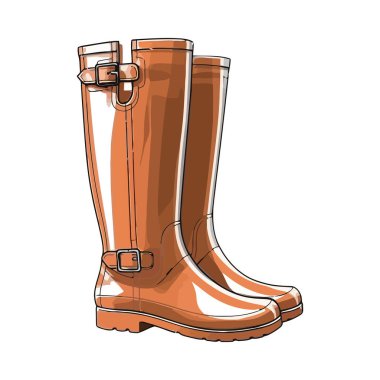 Deri botlar açık hava ikonunun macerasını sembolize eder.