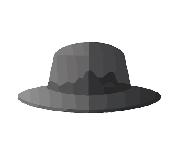 Шляпа Fedora Мужской Значок Головной Убор — стоковый вектор