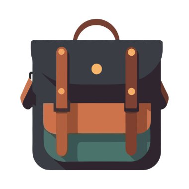 Seyahat ekipmanı bagaj simgesi izole