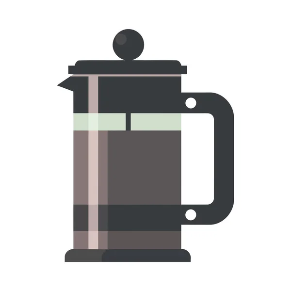 Μια Λαμπερή Κούπα Από Φρέσκο Cappuccino Design Icon Απομονωμένη — Διανυσματικό Αρχείο