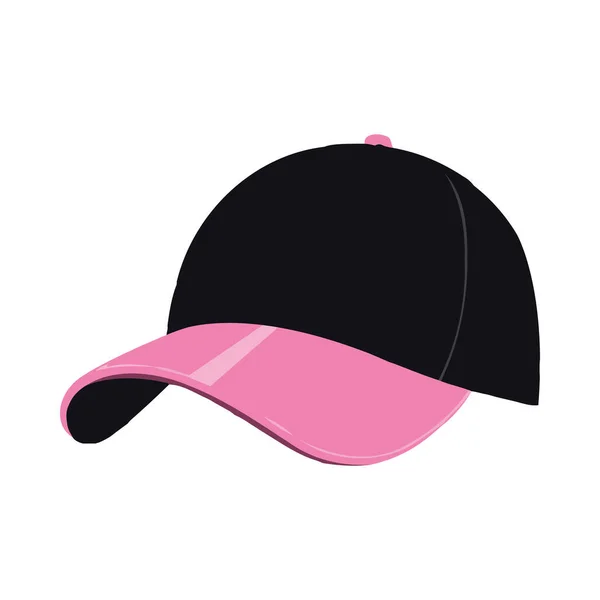 Stock vector Modern baseball cap design in vector illustration icon isolated