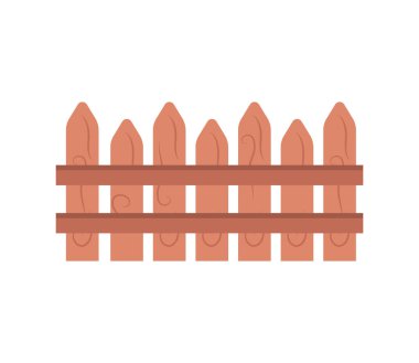 çiftlik çiti vektörü izole edildi