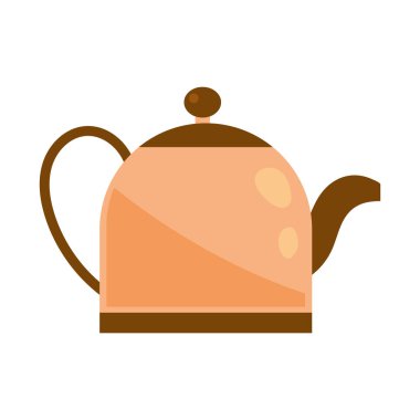 Kahve ısıtıcısı simgesi izole edilmiş