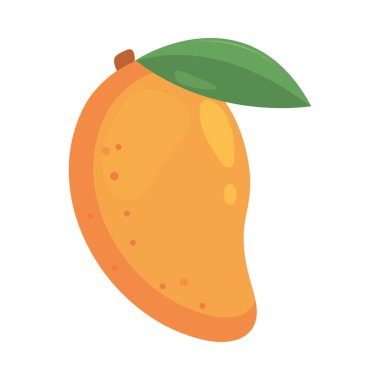 mango meyve simgesi izole vektörü
