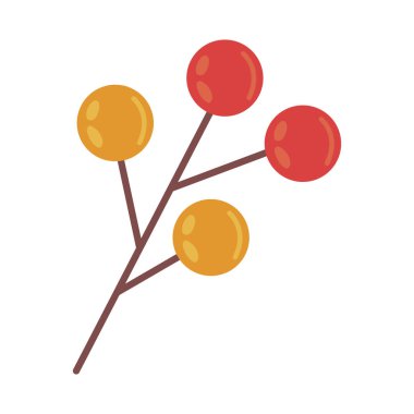 Böğürtlen ikonu izole vektörü