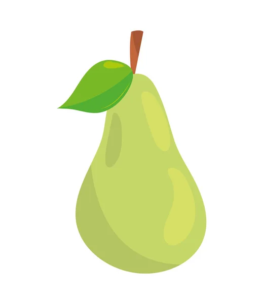Pear Fruit Icon Isolated Vector — Stock Vector