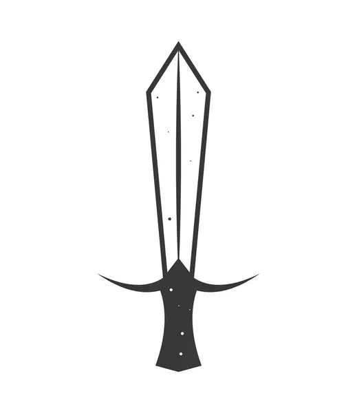 Sword Vector Glyph Icon Design Graphic by Manshagraphics · Creative Fabrica