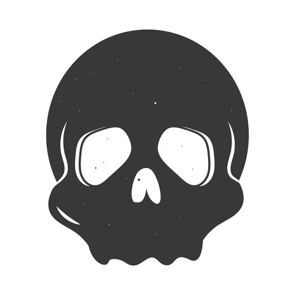 Esoteric Skull Icon Isolated Vector — Stock Vector