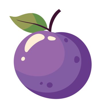 yaban mersini taze ikon izole